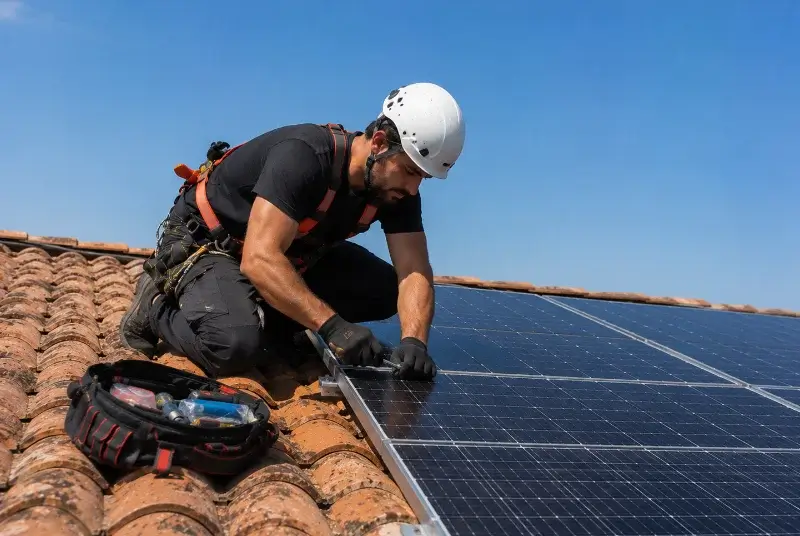 Maintenance et monitoring de panneaux solaires à Vanxains